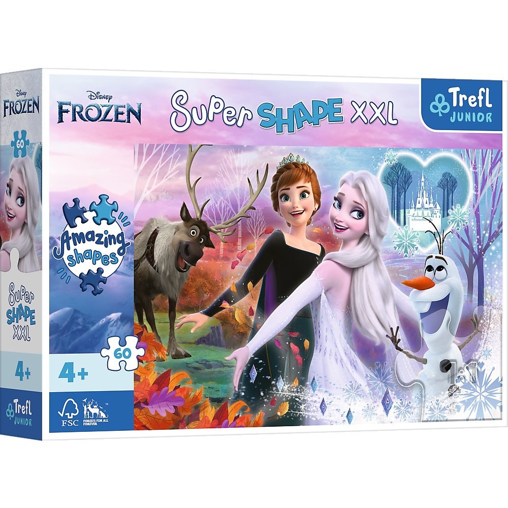 PUZZLE 60 pcs. DANCING SISTERS FROZEN PUD TREFL 50010 TREF TREFL